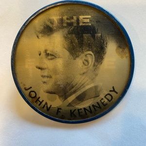 John F Kennedy Halogram Political Pin